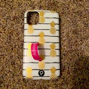 Limited edition Pineapple Loopy Case with hot pink super loop for iPhone 11